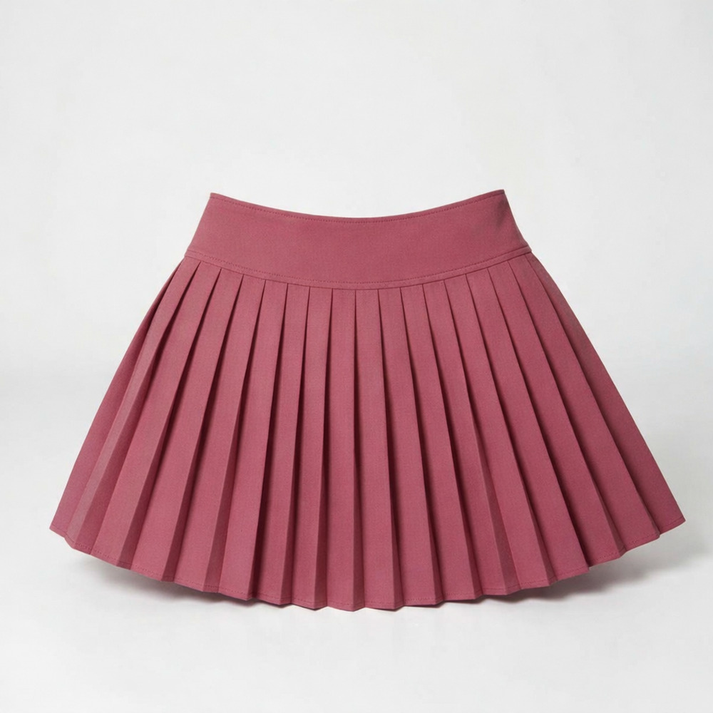 abercrombie kids Dusty Rose Pleated Skirt